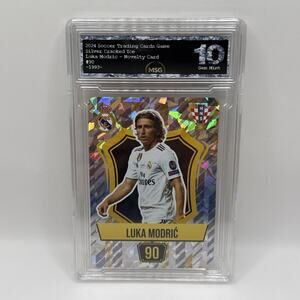 Luka Modric - Foil Soccer Card 2024 World Cup Graded 10 - Croatia - Real Madrid